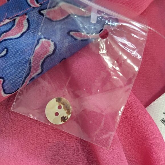 J. Marie Coastal Pink Sea Floral‎ Sleeveless Waistless Piper Beachy Dress Sz S - Picture 13 of 16